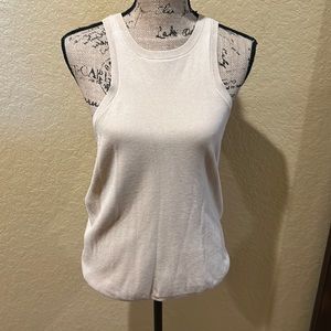 Lucys Whims sleeveless , cream top, CL, like new | offer in description
